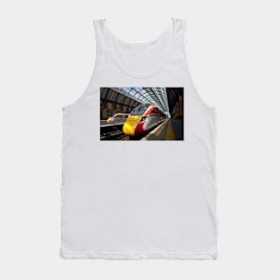 LNER Azuma trains at King's Cross Tank Top